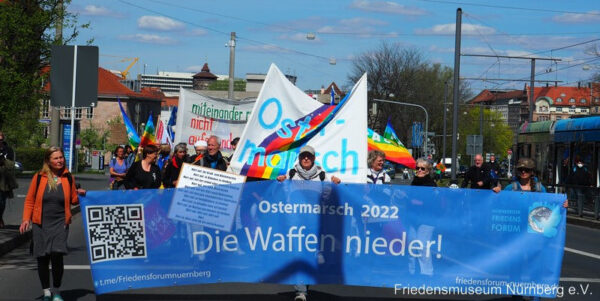 Ostermarschauftakt 2022 in Nürnberg