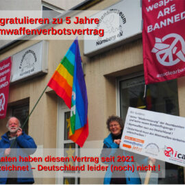 5 Jahre Atomwaffenverbotsvertrag 5 Jahre Atomwaffenverbotsvertrag